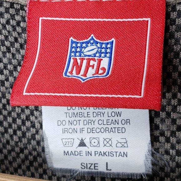 Vintage NFL Tampa Bay Buccaneers Micro Check Knit Polo Shirt XL - Picture 5 of 7